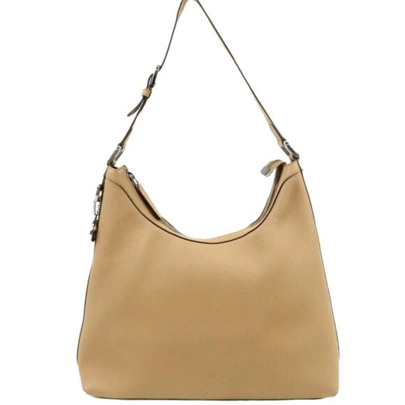 💎✨Authentic✨💎GUCCI Interlocking G Leather Shoulder Bag Beige - Picture 2 of 13
